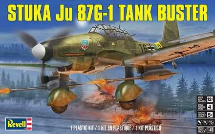 Revell-Monogram Aircraft 1/48 Stuka Ju87G1 Tank Buster Aircraft Kit