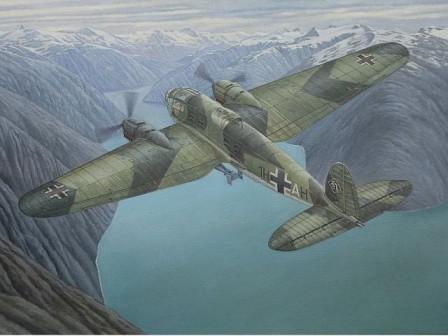 Roden Aircraft 1/144 Heinkel He111H6 WWII German Main Medium Bomber Kit