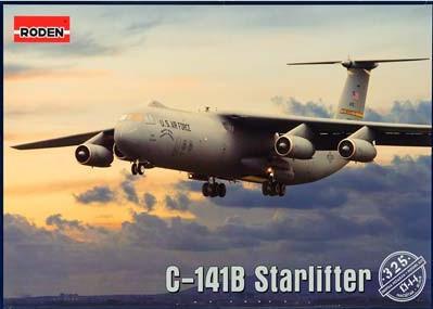 Roden Aircraft 1/144 C141B Starlifter Strategic Airlifter (New Tool) Kit