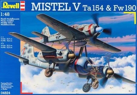 Revell Germany 1/48 Mistel V Ta154 & Fw190 Aircraft (2 Kits)