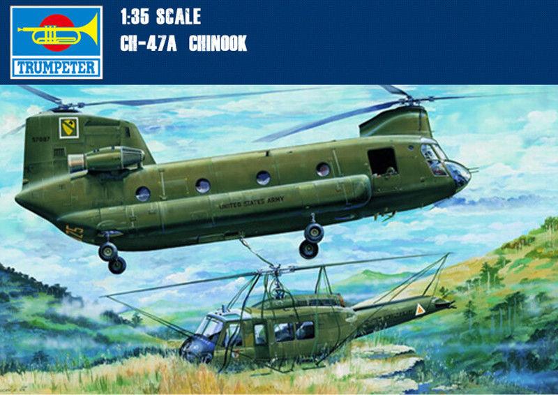 定番のお歳暮 Trumpeter Aircraft 1/35 CH47A Chinook Helicopter Kit – Model 航空機・ヘリコプター