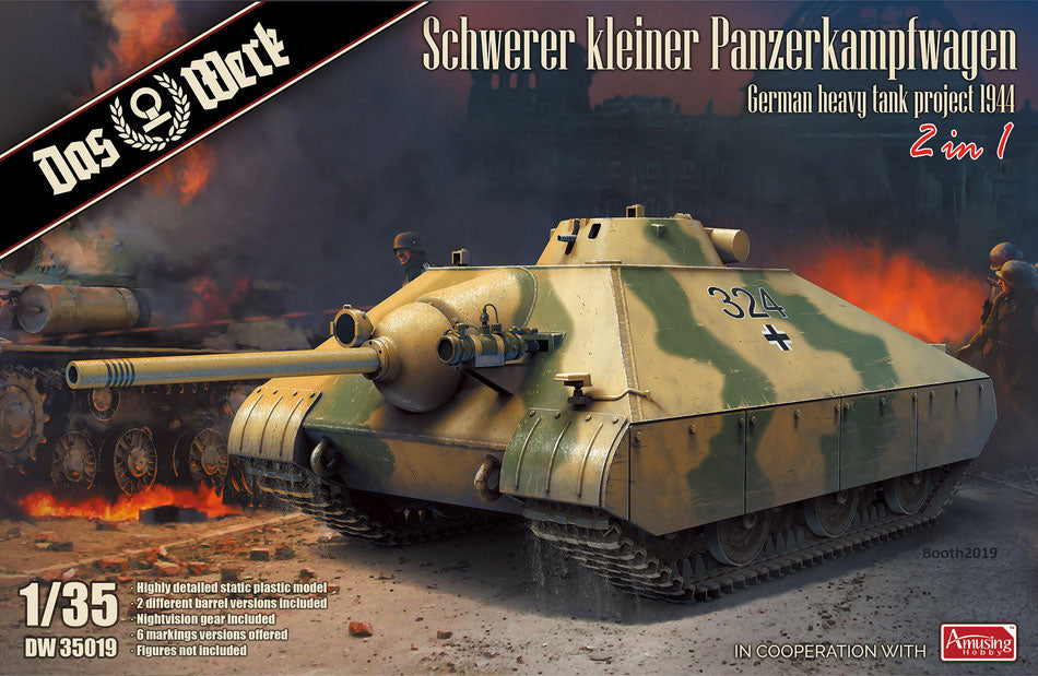 Das Werk 1/35 Schwerer Kleiner Panzer - Heavy Tank Project 1944 Kit