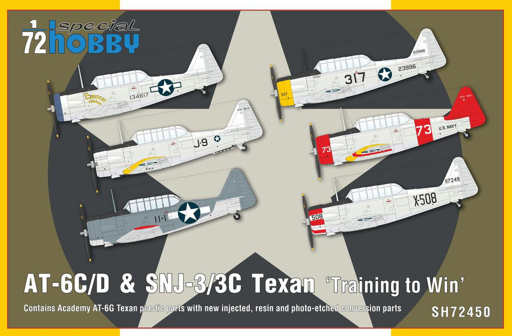 Special Hobby	1/72 AT6C/D (SNJ3/3C) Texan Training to Win Aircraft Kit