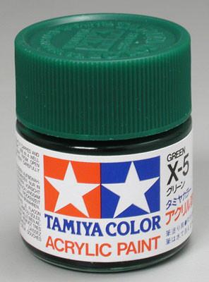Tamiya Acrylic X5 Gloss Green 23 ml Bottle