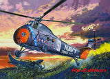 Trumpeter Aircraft 1/48 H34 US Navy Rescue Helicopter (Re-Issue Formerly Gallery Models) Kit