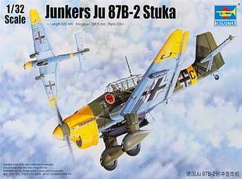 Trumpeter Aircraft 1/32 Junkers Ju87B2 Stuka German Ground Attack Aircraft Kit